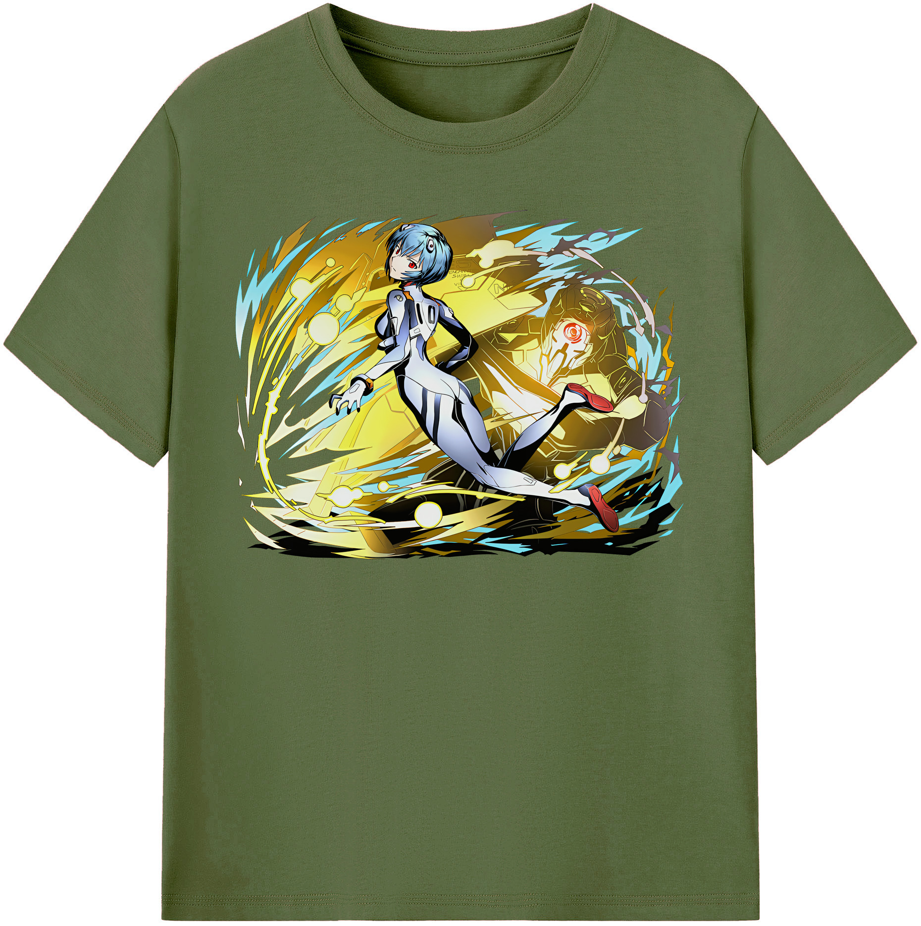 （画像用） EVA 新世紀エヴァンゲリオン 綿100％半袖Tシャツ（フロントプリント）